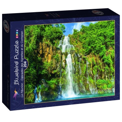 Puzzle Bluebird-Puzzle-F-90303 La Réunion - Cascades des Aigrettes et du Cormoran