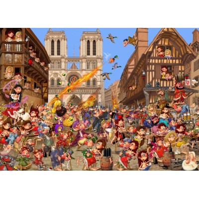 Puzzle Bluebird-Puzzle-F-90317 La Cour des Miracles !