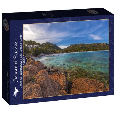 Puzzle Bluebird-Puzzle-F-90437 Plage de Palombaggia, Porto-Vecchio, Corse