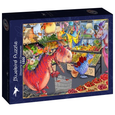 Puzzle Bluebird-Puzzle-F-90471 Shopping des Dinosaures