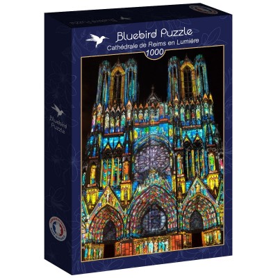 Puzzle Bluebird-Puzzle-F-90494 Cathédrale de Reims en Lumière