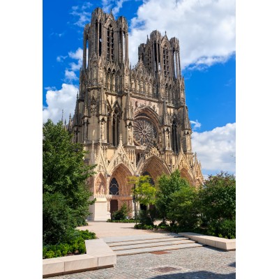 Puzzle Bluebird-Puzzle-F-90495 Vue sur la Cathédrale de Reims