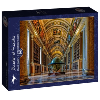 Puzzle Bluebird-Puzzle-F-90504 Diana Gallery, Fontainebleau Castle