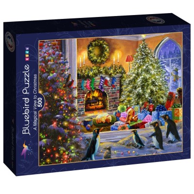 Puzzle Bluebird-Puzzle-F-90518 A Magical View to Christmas