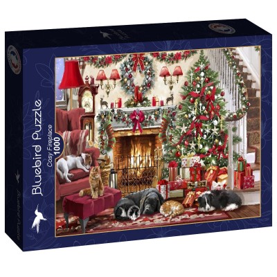 Puzzle Bluebird-Puzzle-F-90538 Cosy Fireplace