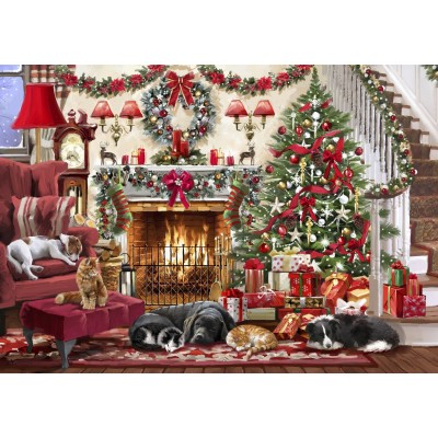 Puzzle Bluebird-Puzzle-F-90539 Cosy Fireplace