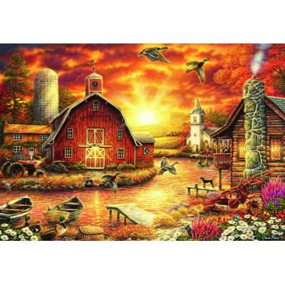 Puzzle Bluebird-Puzzle-F-90564 Honey Drip Farm