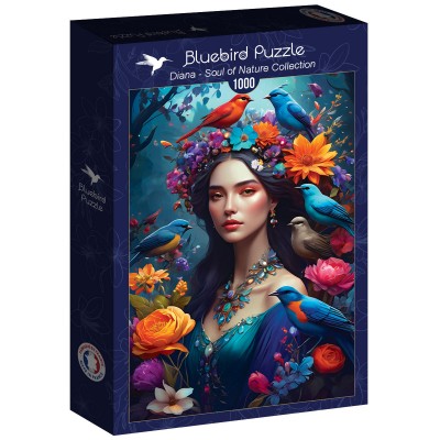 Puzzle Bluebird-Puzzle-F-90575 Diana - Soul of Nature Collection
