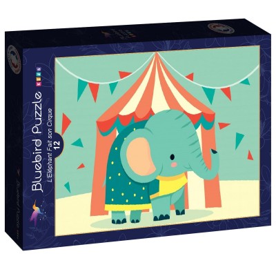 Puzzle Bluebird-Puzzle-F-90610 L'Eléphant Fait son Cirque