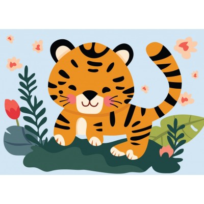 Puzzle Bluebird-Puzzle-F-90619 Le Bébé Tigre