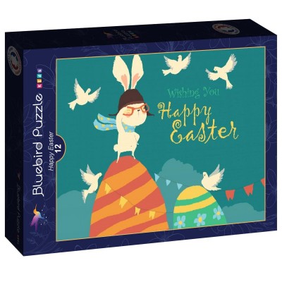 Puzzle Bluebird-Puzzle-F-90620 Happy Easter Bunny