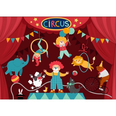 Puzzle Bluebird-Puzzle-F-90637 Circus Party