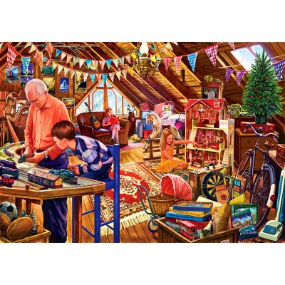 Puzzle Bluebird-Puzzle-F-90659 Attic Playtime