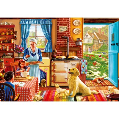 Puzzle Bluebird-Puzzle-F-90661 Cottage Interior