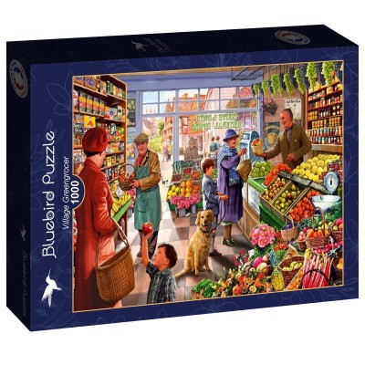 Puzzle Bluebird-Puzzle-F-90666 Village Greengrocer