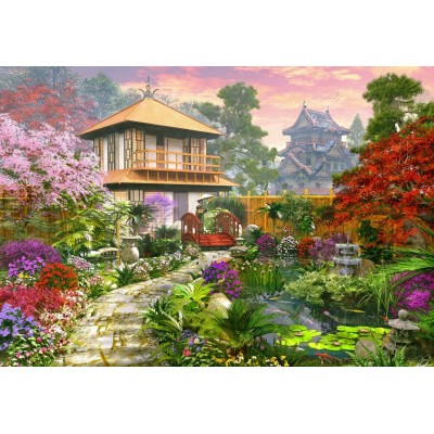 Puzzle Bluebird-Puzzle-F-90691 Japan Garden