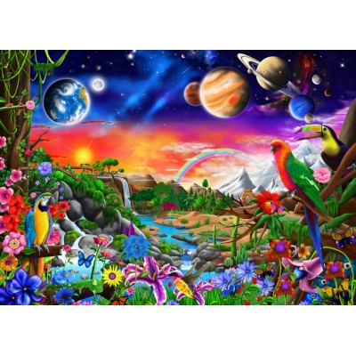 Puzzle Bluebird-Puzzle-F-90695 Cosmic Paradise