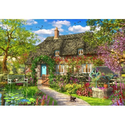 Puzzle Bluebird-Puzzle-F-90706 The Old Cottage