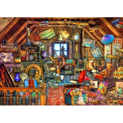 Puzzle Bluebird-Puzzle-F-90710 Hidden Object Attic