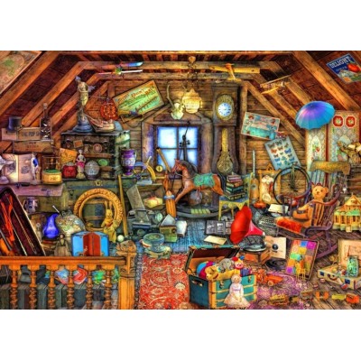 Puzzle Bluebird-Puzzle-F-90711 Hidden Object Attic