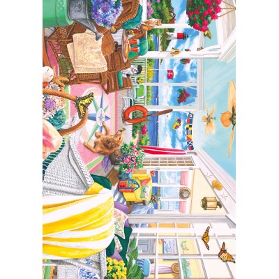 Puzzle Bluebird-Puzzle-F-90740 Summer Porch