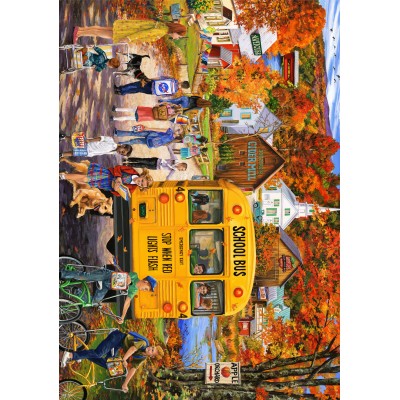 Puzzle Bluebird-Puzzle-F-90748 The School Bus