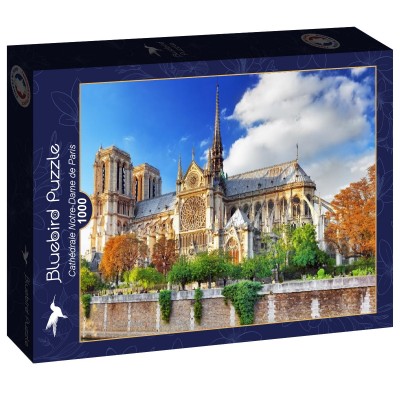 Puzzle Bluebird-Puzzle-F-90768 Vue sur la Cathédrale Notre-Dame de Paris