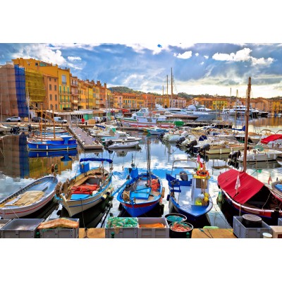 Puzzle Bluebird-Puzzle-F-90776 Le Port Coloré de Saint-Tropez