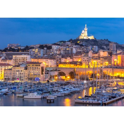 Puzzle Bluebird-Puzzle-F-90778 Marseille, la Nuit