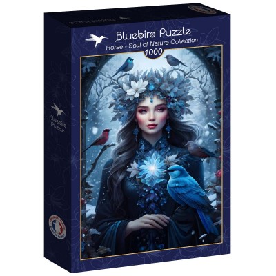 Puzzle Bluebird-Puzzle-F-90780 Horae - Soul of Nature Collection