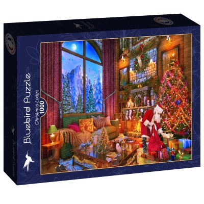 Puzzle Bluebird-Puzzle-F-90800 Christmas Lodge