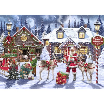 Puzzle Bluebird-Puzzle-F-90813 Santa's Workshop