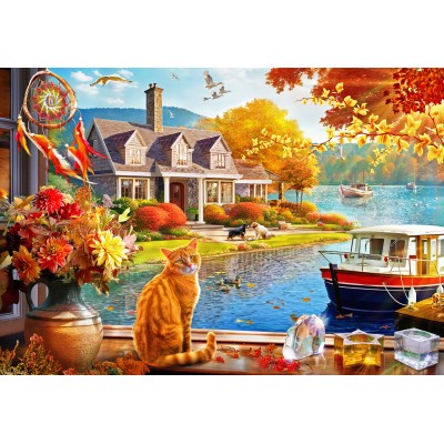 Puzzle Bluebird-Puzzle-F-90818 Crisp Fall View