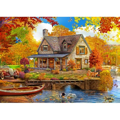 Puzzle Bluebird-Puzzle-F-90820 Lake house