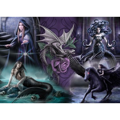 Puzzle Bluebird-Puzzle-F-90836 Anne Stokes - Gothic Dreams