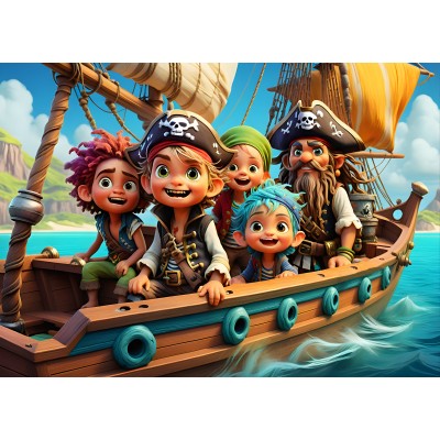 Puzzle Bluebird-Puzzle-F-90842 Pirates