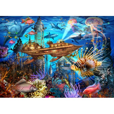 Puzzle Bluebird-Puzzle-F-90857 Aqua City