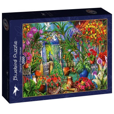Puzzle Bluebird-Puzzle-F-90867 Tropical Green House