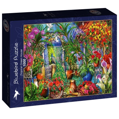 Puzzle Bluebird-Puzzle-F-90868 Tropical Green House