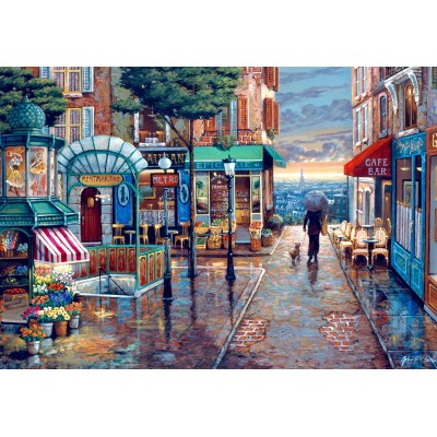 Puzzle Bluebird-Puzzle-F-90903 Rainy Day Stroll