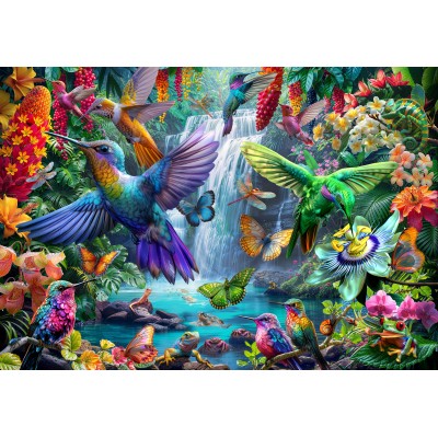 Puzzle Bluebird-Puzzle-F-90906 Tropical Hummingbirds