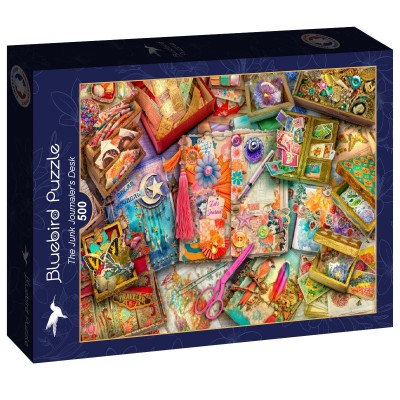 Puzzle Bluebird-Puzzle-F-90911 The Junk Journaler's Desk
