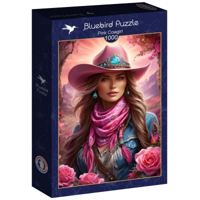 Puzzle Bluebird-Puzzle-F-90928 Pink Cowgirl