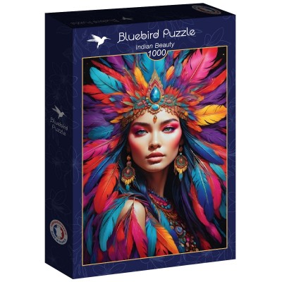 Puzzle Bluebird-Puzzle-F-90929 Indian Beauty