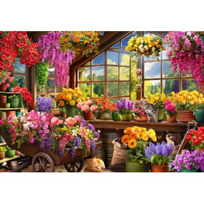 Puzzle Bluebird-Puzzle-F-90977 Potting Shed
