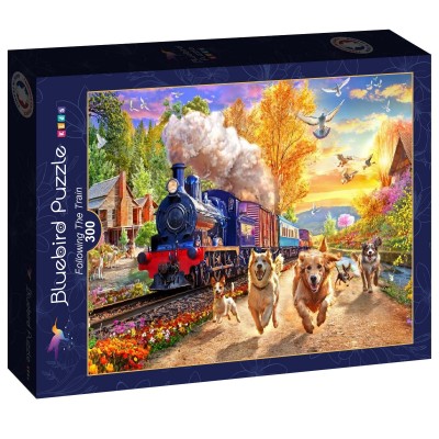 Puzzle Bluebird-Puzzle-F-90984 Following The Train