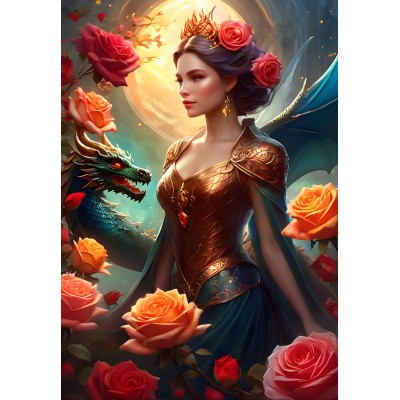 Puzzle Bluebird-Puzzle-F-90987 Die Macht des Drachen