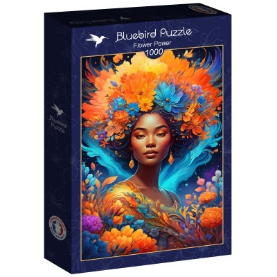 Puzzle Bluebird-Puzzle-F-90999 Flower Power