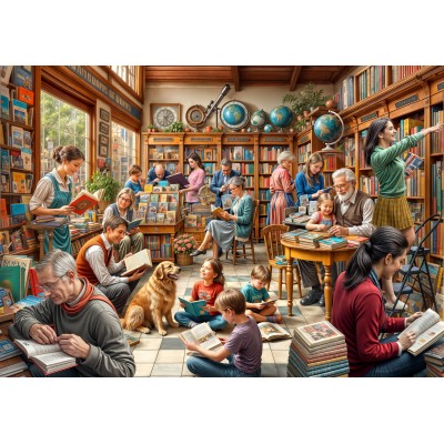 Puzzle Bluebird-Puzzle-F-91001 Librairie