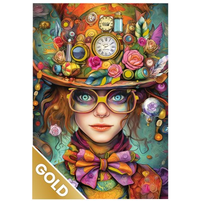 Puzzle Bluebird-Puzzle-F-91003 Mad Props - Edition Limitée avec Effet Dorure, Soft Touch et Carte Collector